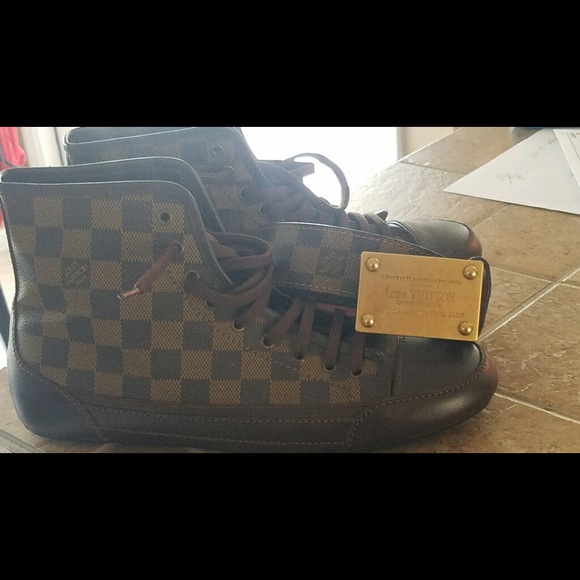 Louis Vuitton Shoes - Louis Vuitton Men Damier High Top Sneaker